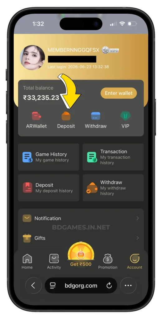 BDG-DEPOSIT