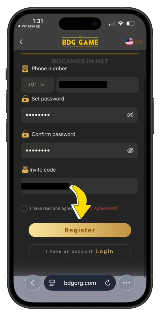 BDG-REGISTER